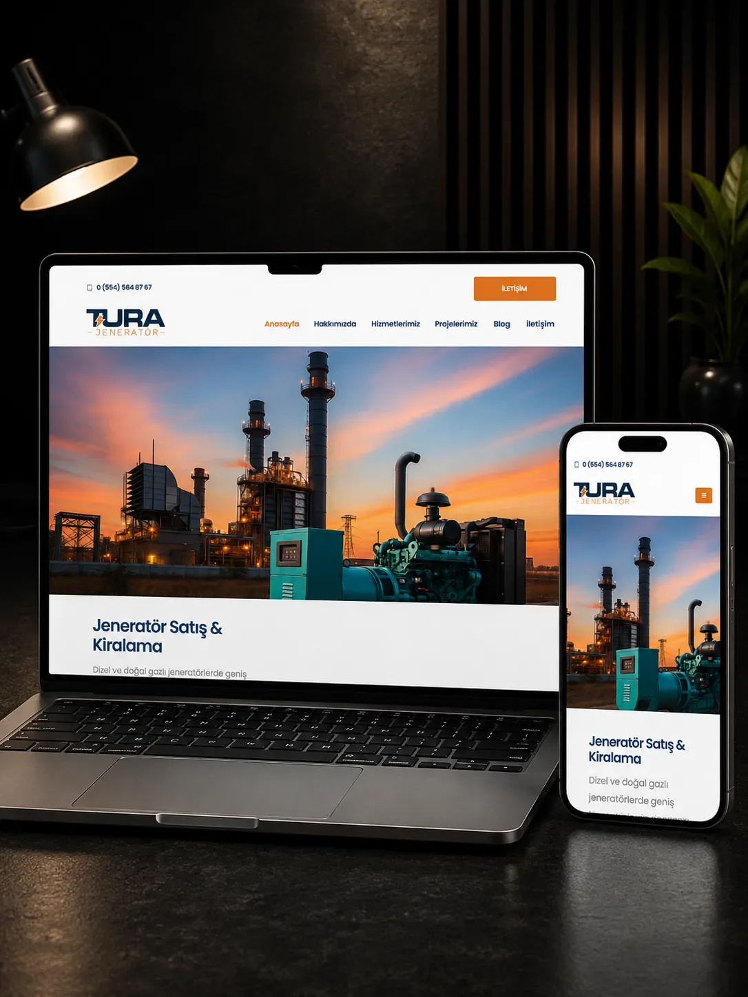turajenerator.com Kurumsal Web Sitesi
