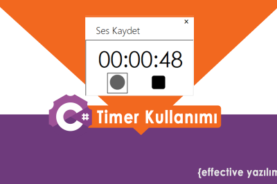 C# Timer Kullanımı: Tekrarlayan İşlemler İçin Zamanlayıcı