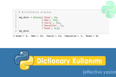 Python Dictionary Kullanımı: Anahtar-Değer Çiftleri ile Veri Yapısının Gücü